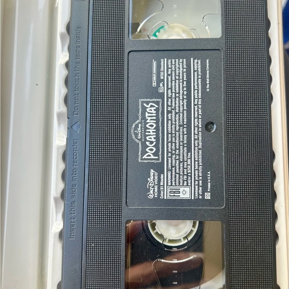 Disney Pocahontas VHS movie